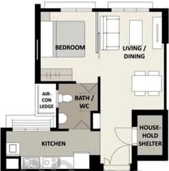 Blk 405A Northshore Residences I (Punggol), HDB 2 Rooms #625919511